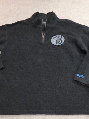 Sundance Film Festival Sweater Pullover XL Black 2010 1/4 Zip Made in USA
